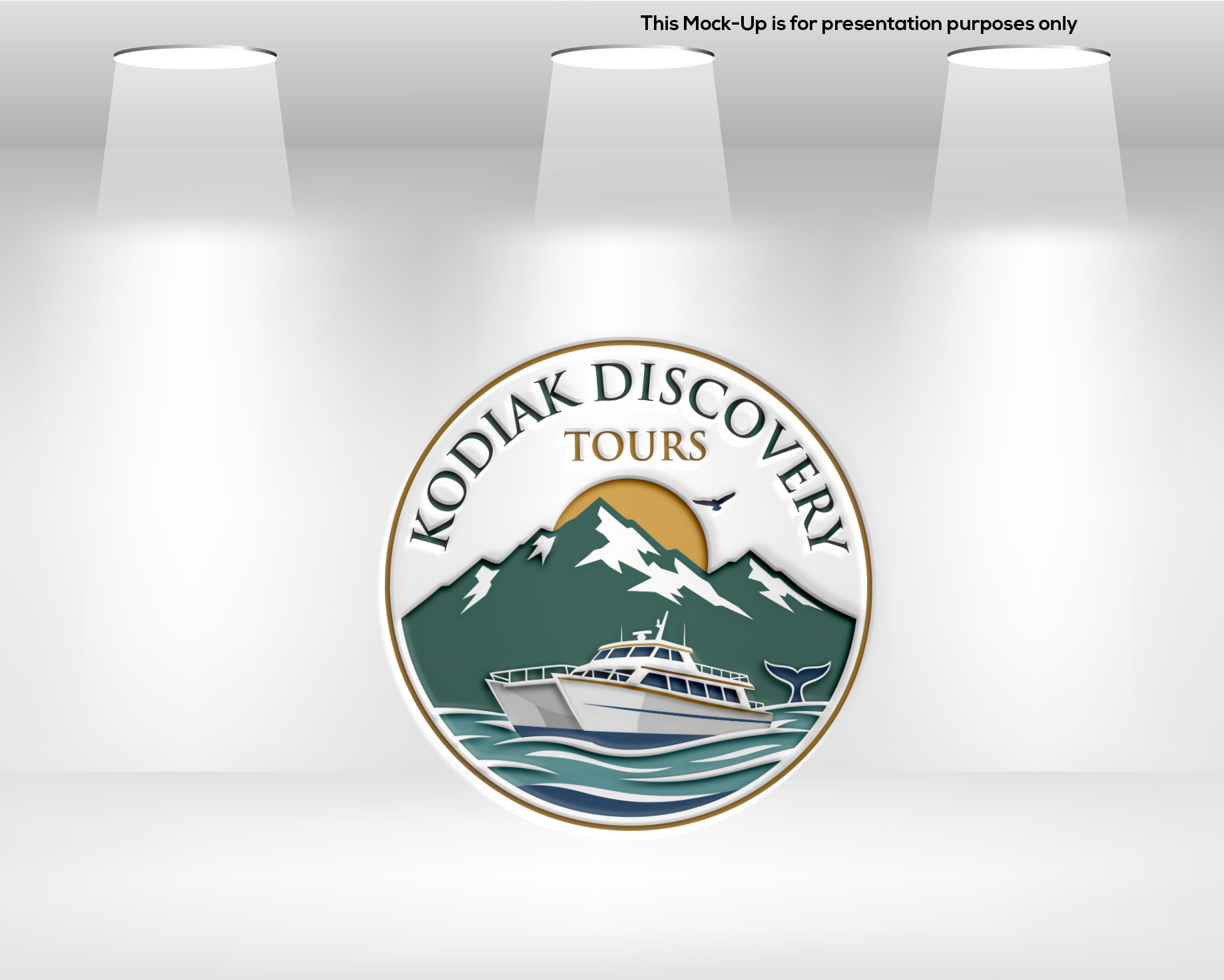 Logo Design by Muina for Kodiak Water Taxi and Transport | Design #36096356
