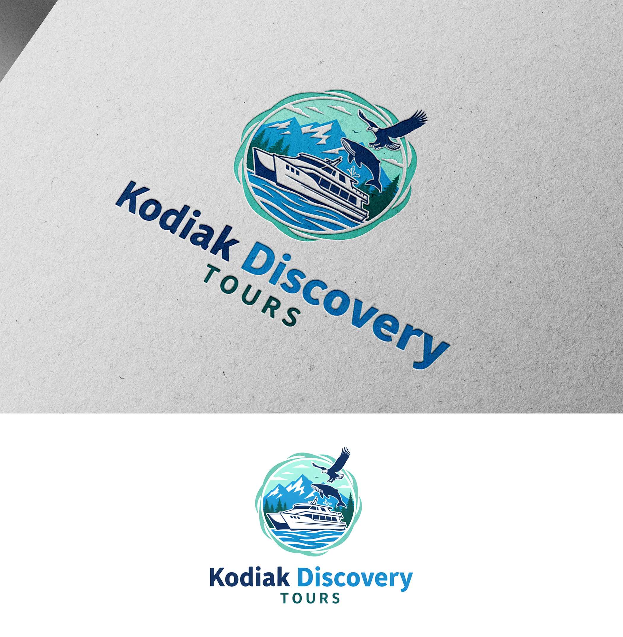 Logo Design by Designz Zone for Kodiak Water Taxi and Transport | Design #36098773