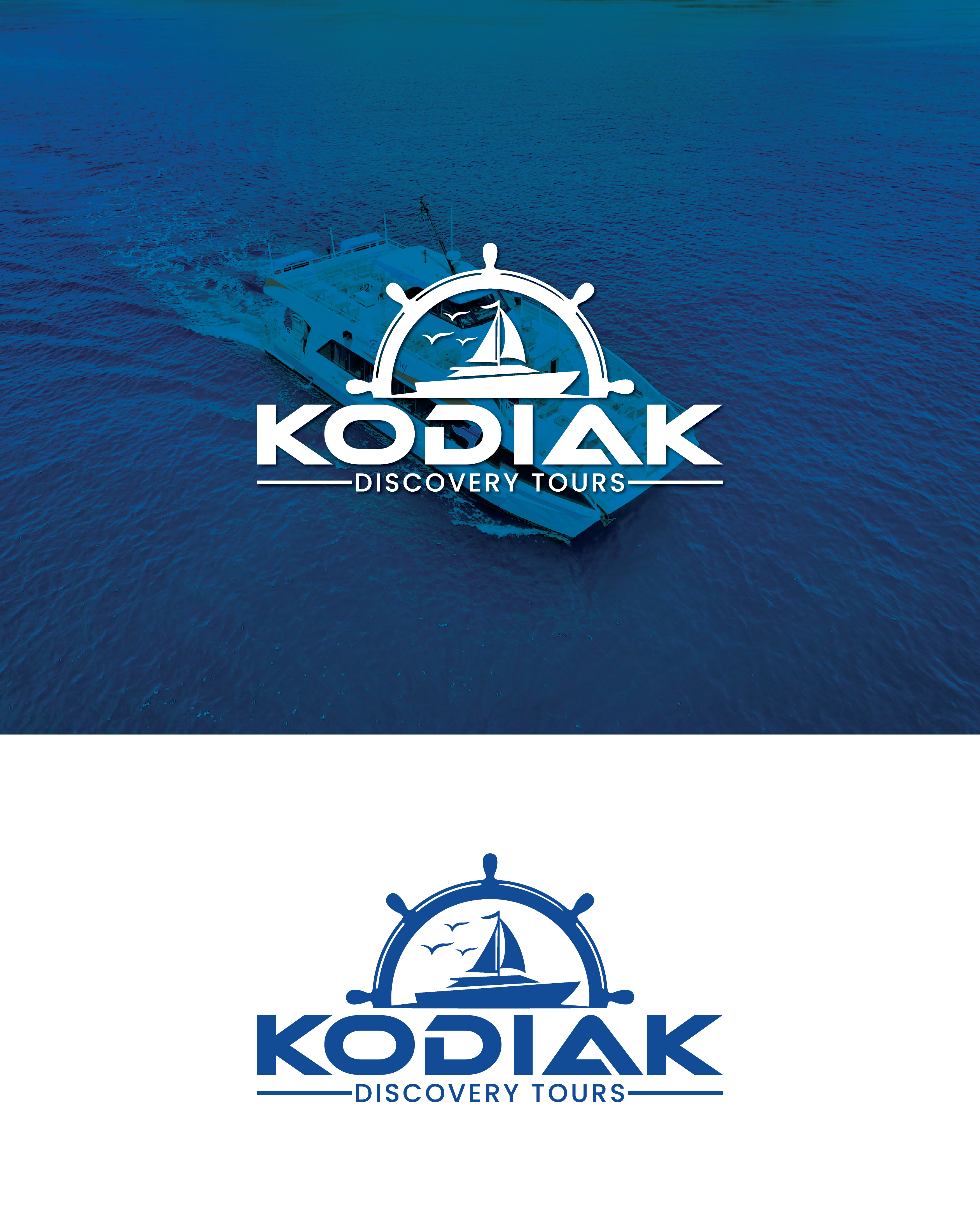 Logo Design by Creatify Lab for Kodiak Water Taxi and Transport | Design #36093446