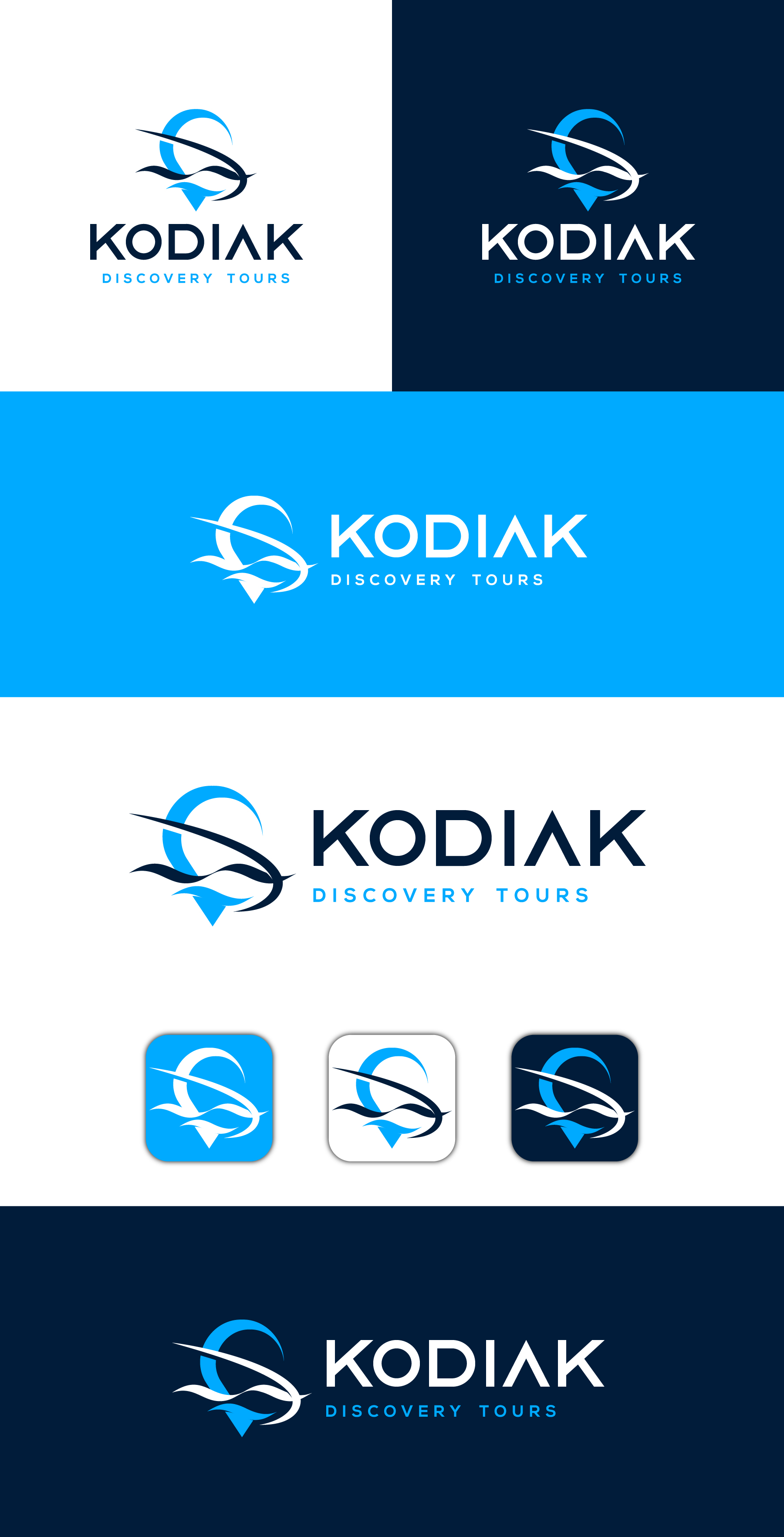 Logo Design by debdesign for Kodiak Water Taxi and Transport | Design #36095643
