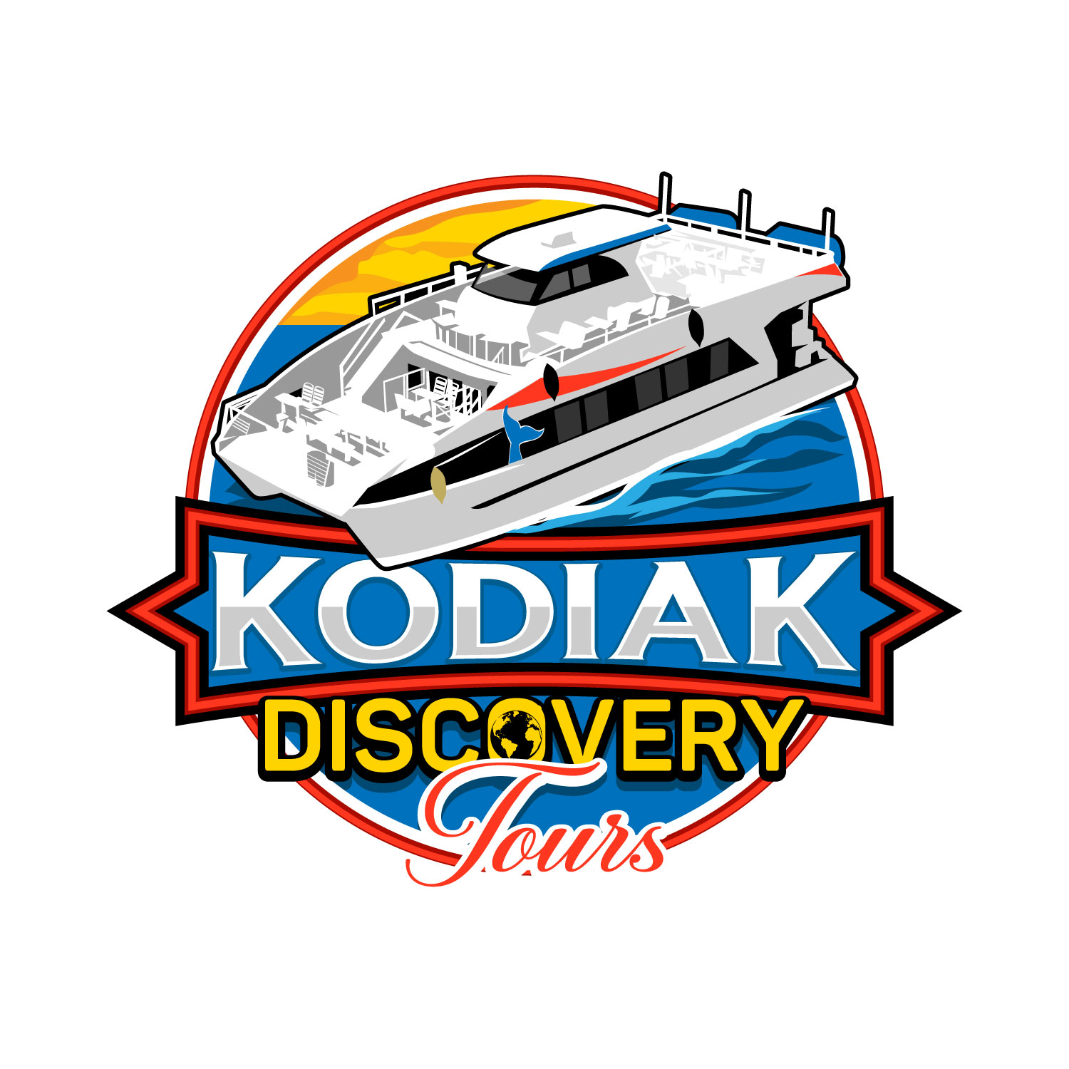 Logo Design by LAXMI DESIGNHUB for Kodiak Water Taxi and Transport | Design #36096721
