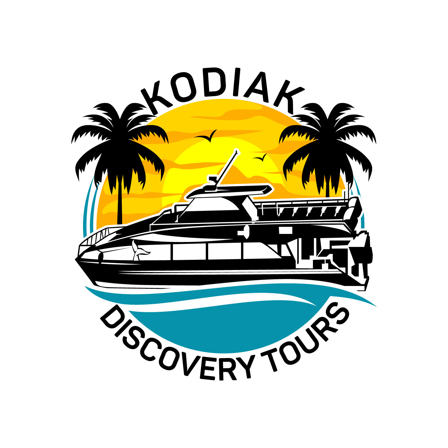 Logo Design by LAXMI DESIGNHUB for Kodiak Water Taxi and Transport | Design #36096722