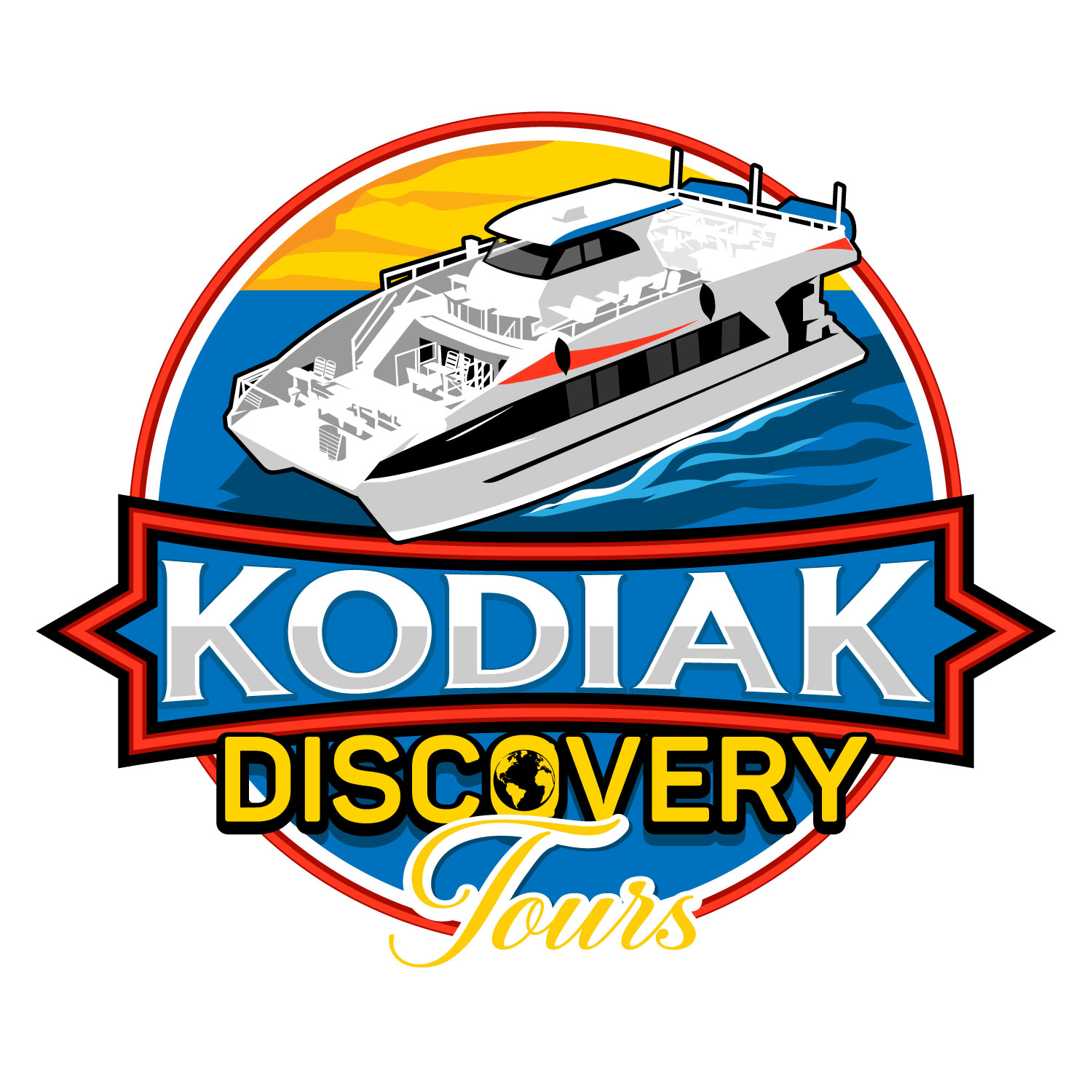 Logo Design by LAXMI DESIGNHUB for Kodiak Water Taxi and Transport | Design #36101731