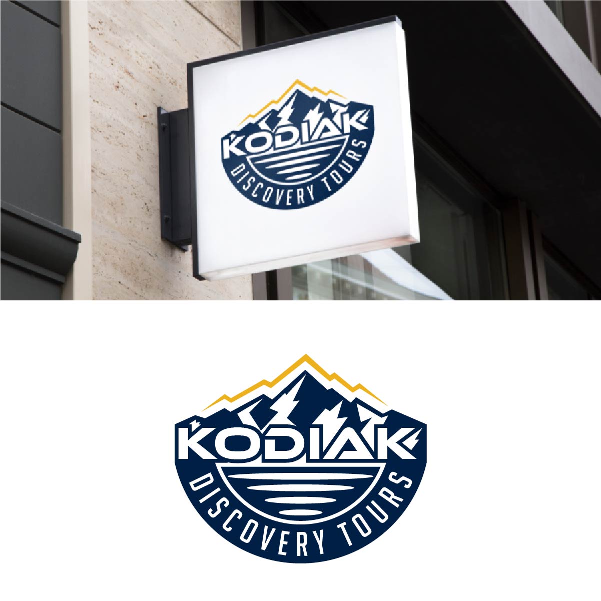 Logo Design by fly  design for Kodiak Water Taxi and Transport | Design #36096963