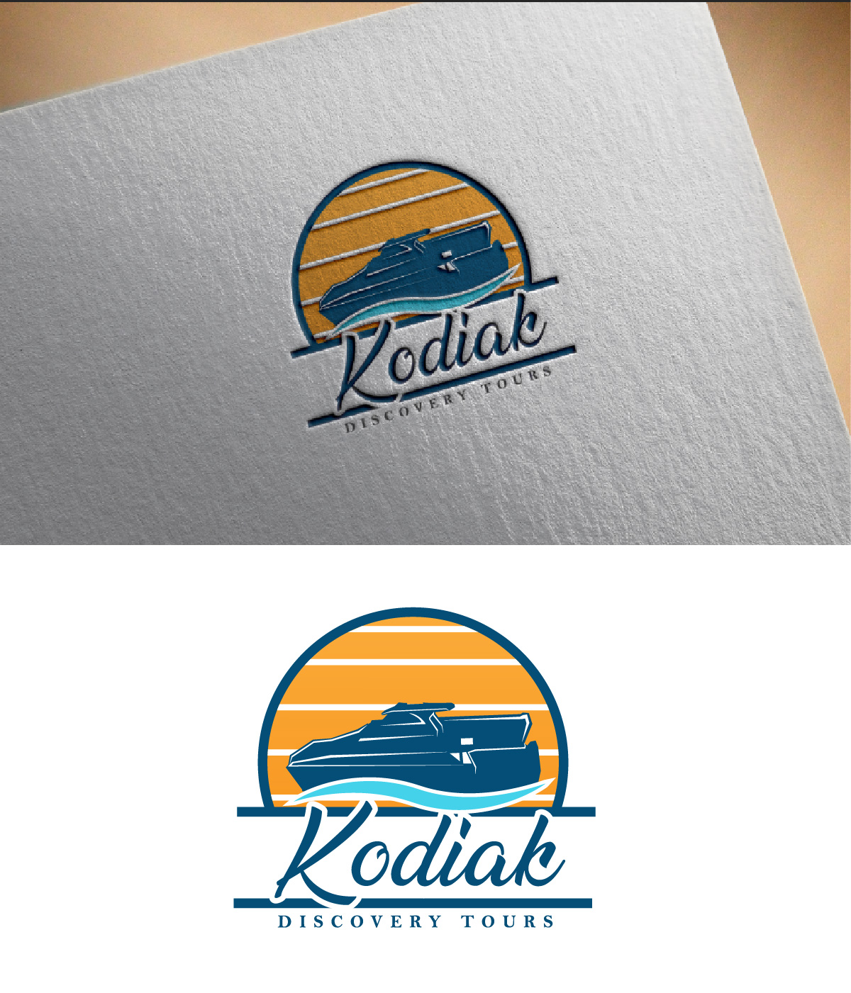 Logo Design by fly  design for Kodiak Water Taxi and Transport | Design #36104213