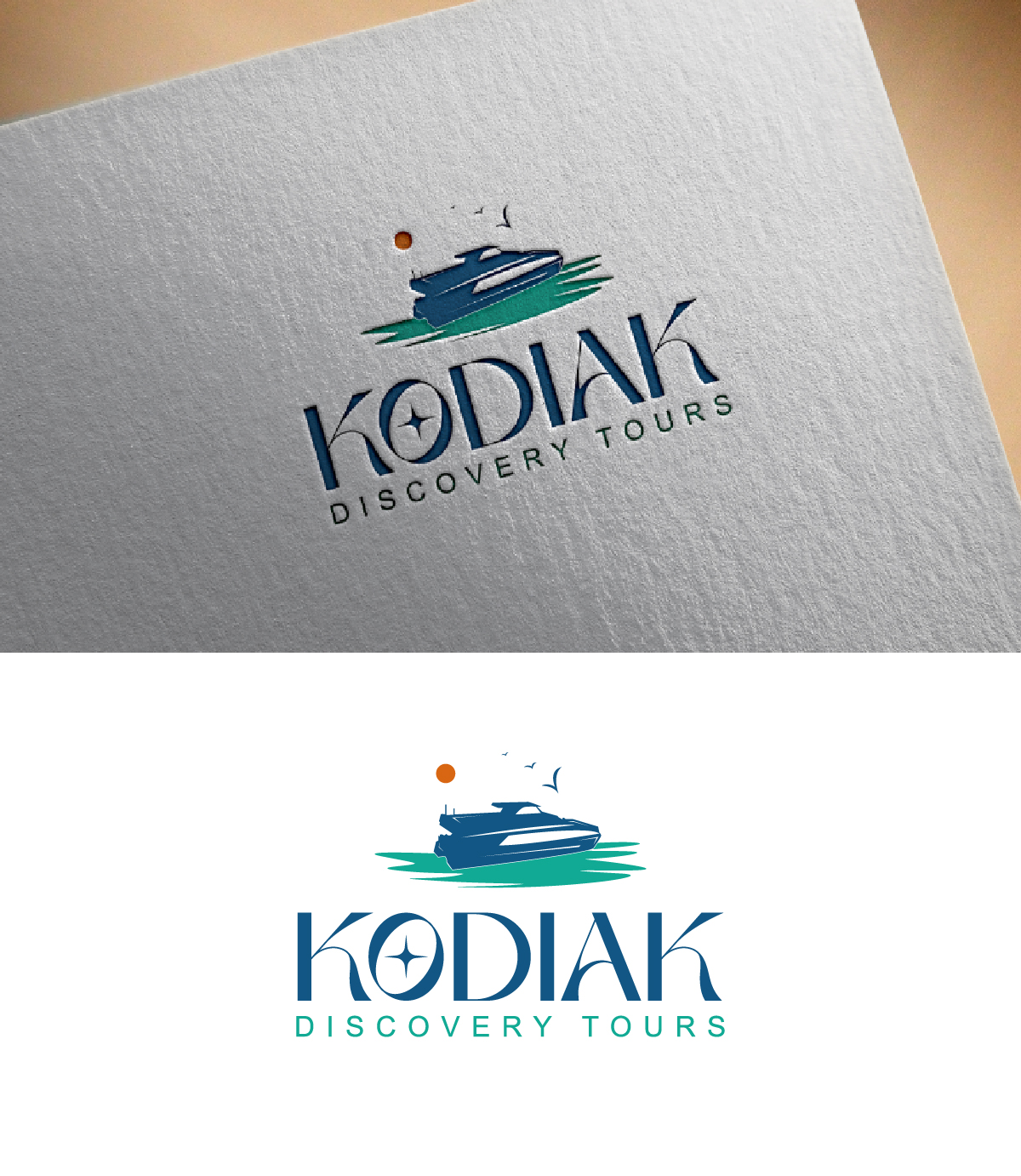 Logo Design by fly  design for Kodiak Water Taxi and Transport | Design #36104574