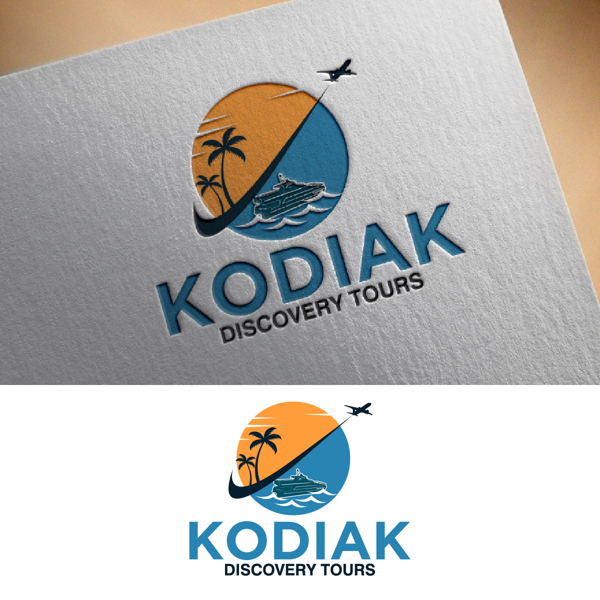 Logo Design by fly  design for Kodiak Water Taxi and Transport | Design #36104715
