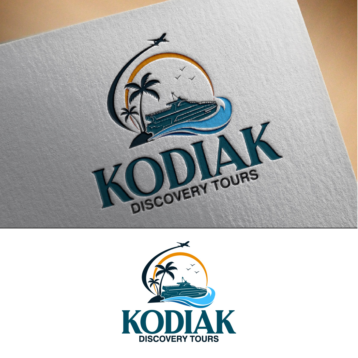 Logo Design by fly  design for Kodiak Water Taxi and Transport | Design #36104716