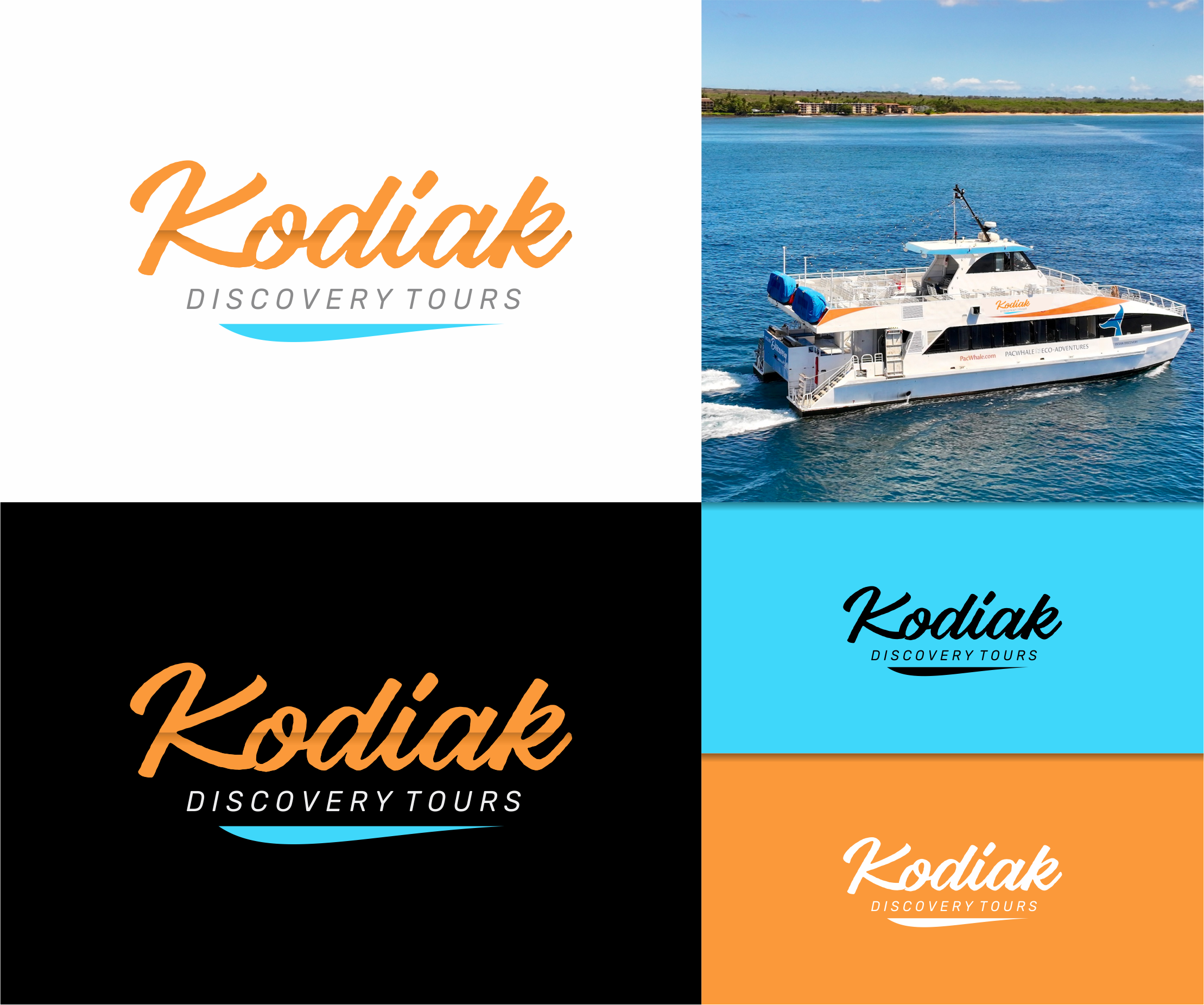 Logo Design by Sibyle for Kodiak Water Taxi and Transport | Design #36100067