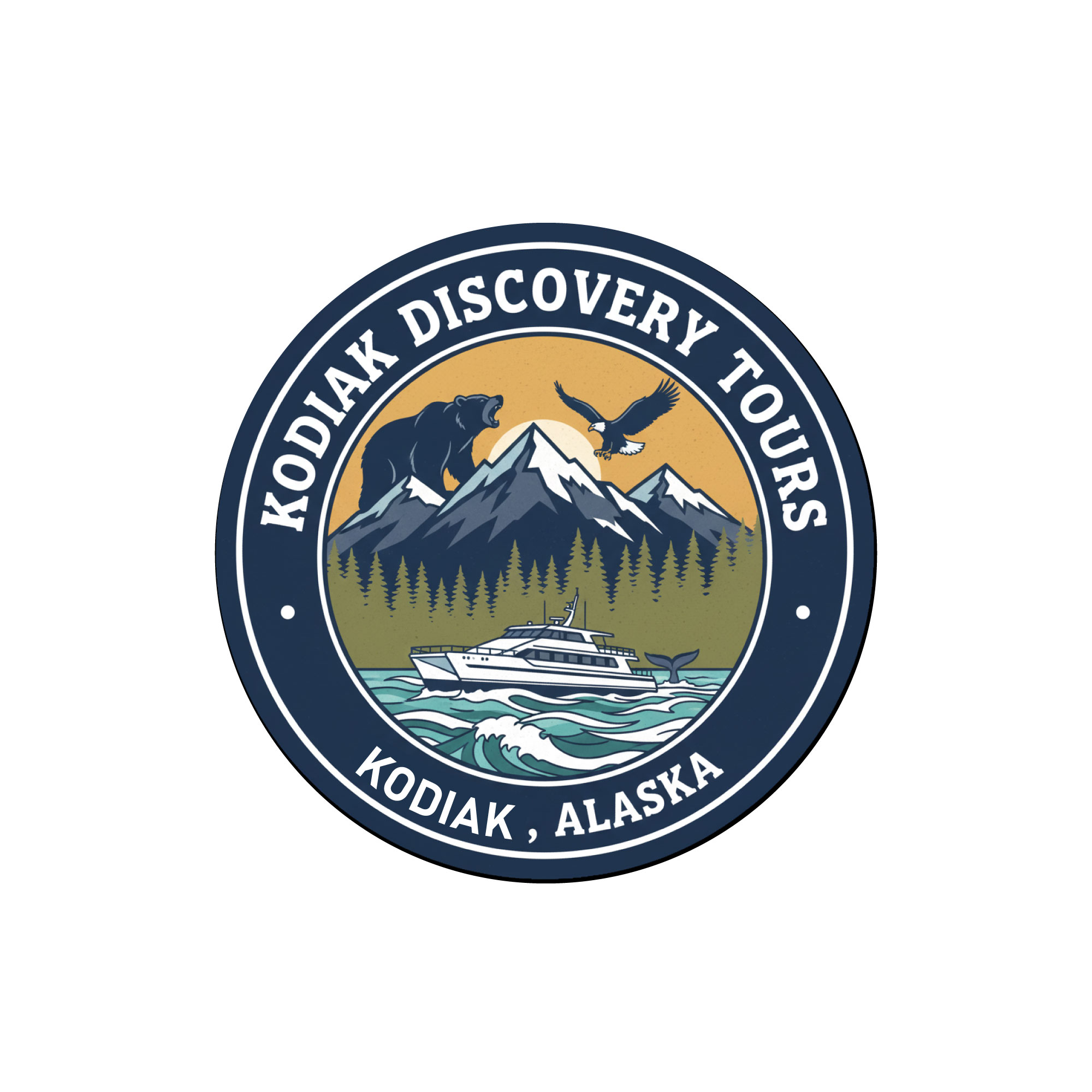 Logo Design by Amaira,s Creation for Kodiak Water Taxi and Transport | Design #36099867