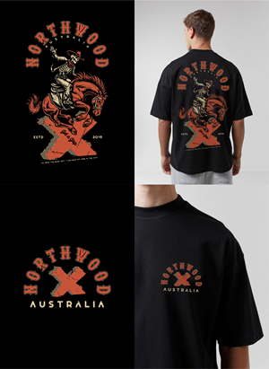 Diseño de Camiseta por DoppelGanger Studio para Northwood Australia  | Diseño: #36099671