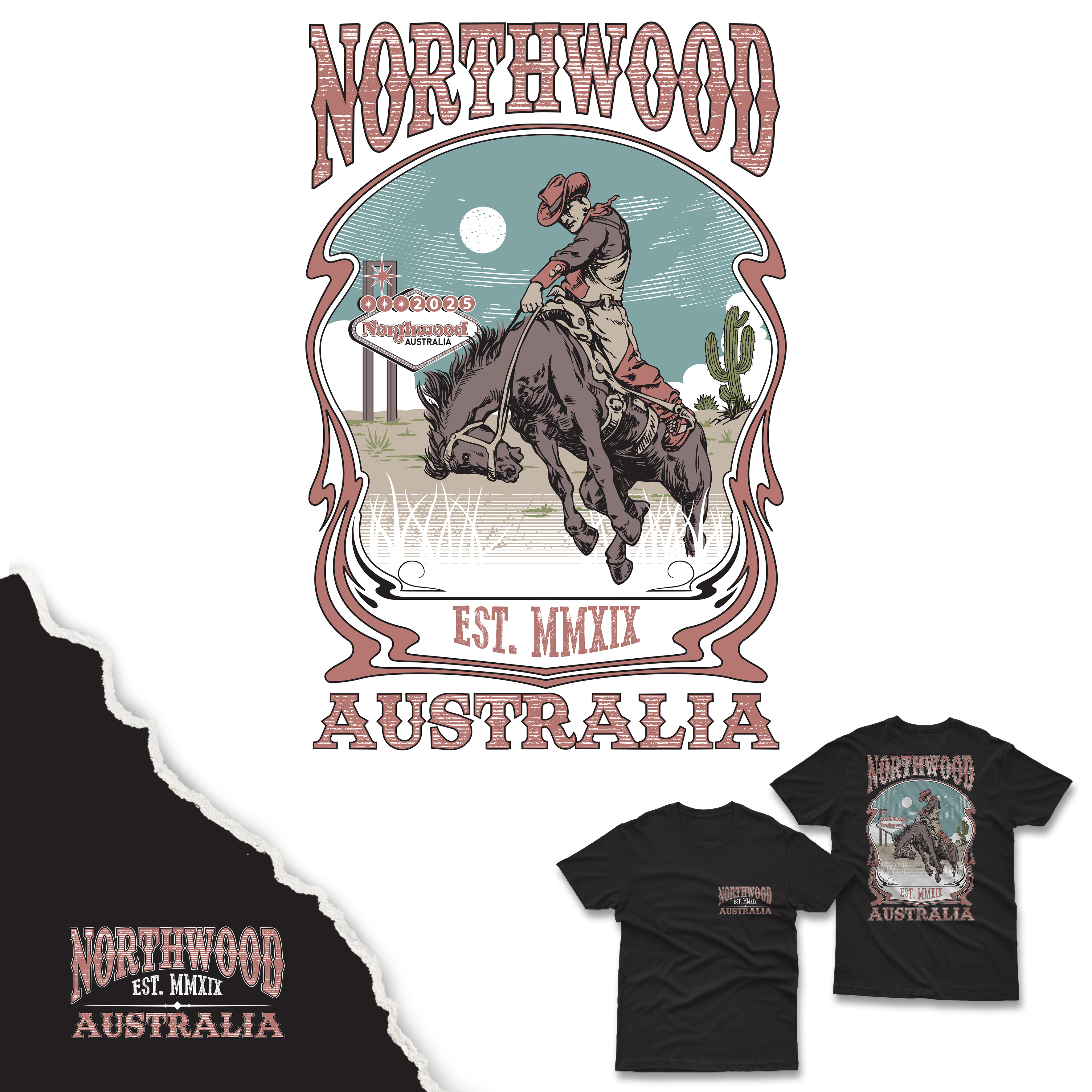 T-shirt Design by D.okt for Northwood Australia  | Design #36153833