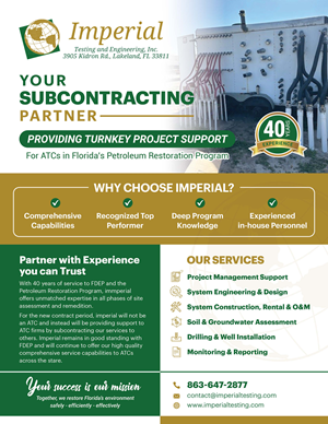 Brochure Design by san.ty for Imperial Testing & Engineering | Design: #36115775