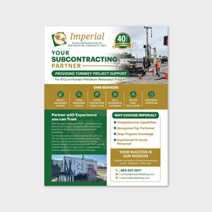 Brochure Design by san.ty for Imperial Testing & Engineering | Design: #36121649
