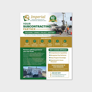 Brochure Design by san.ty for Imperial Testing & Engineering | Design: #36136441