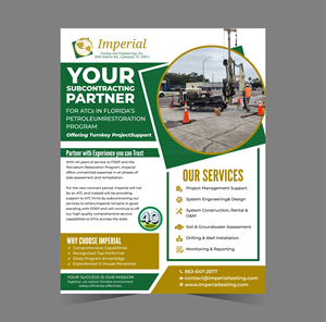 Brochure Design by Thati Designs for Imperial Testing & Engineering | Design: #36104650