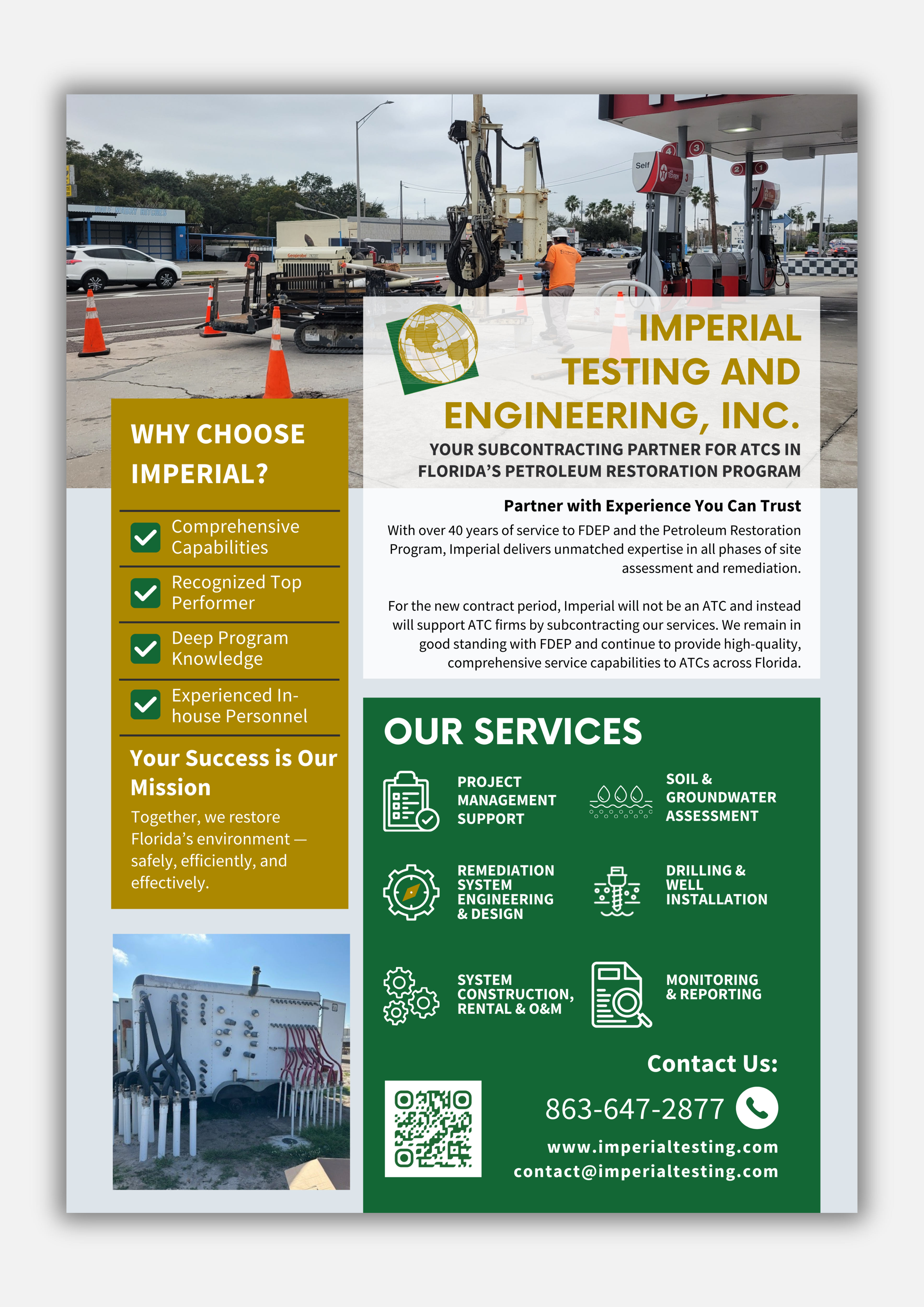 Design de Brochure par Custom A pour Imperial Testing & Engineering | Design #36112231