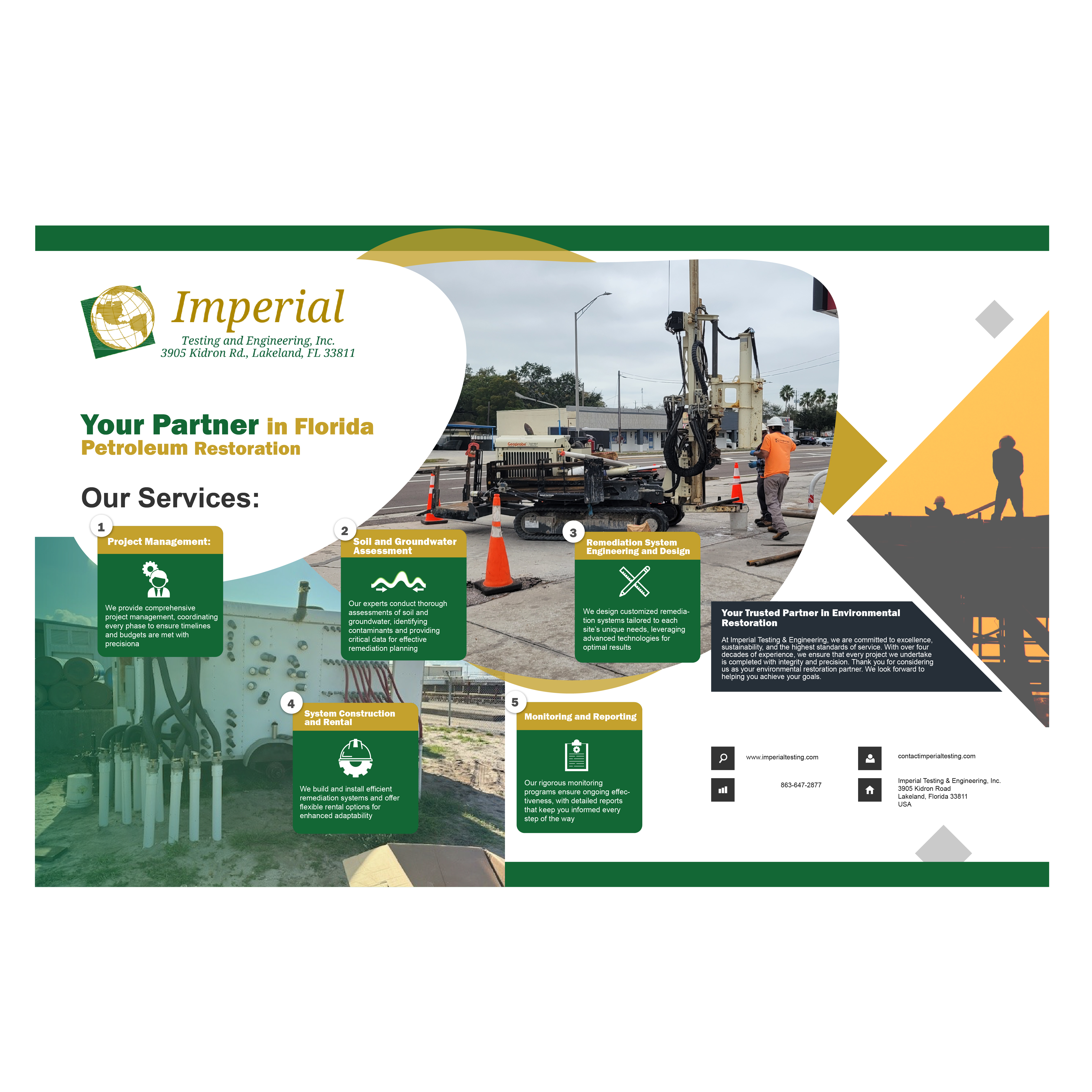 Design de Brochure par Mesotoday pour Imperial Testing & Engineering | Design #36111953