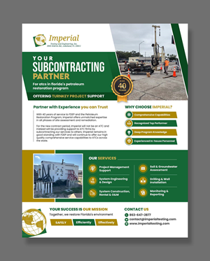 Brochure Design by debdesign for Imperial Testing & Engineering | Design: #36121932