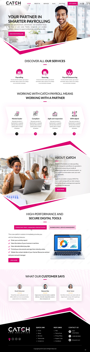 Web-Design von pb für Catch Your Breath Sàrl | Design: #36112786