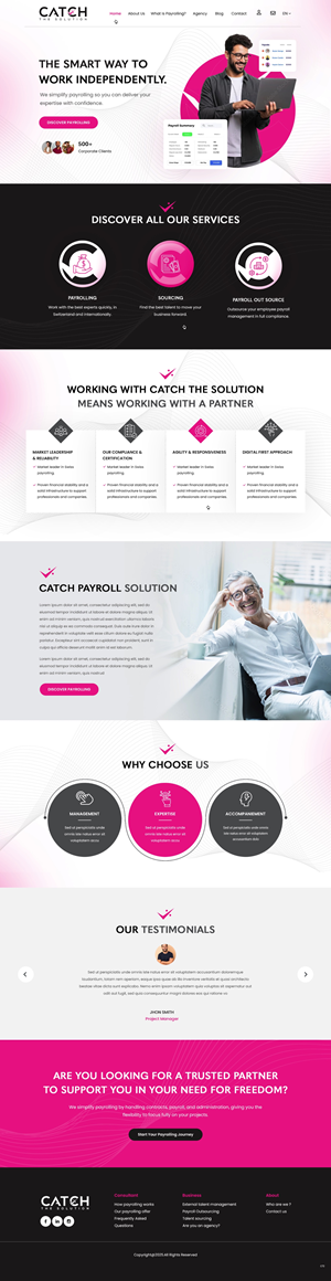 Web-Design von pb für Catch Your Breath Sàrl | Design: #36112787