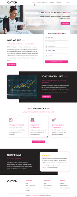 Web-Design von pb für Catch Your Breath Sàrl | Design: #36112789