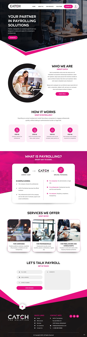 Web-Design von pb für Catch Your Breath Sàrl | Design: #36112791
