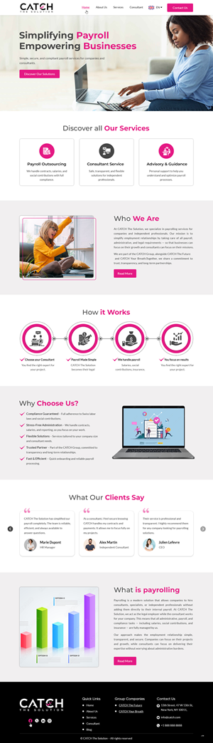 Web-Design von pb für Catch Your Breath Sàrl | Design: #36112794