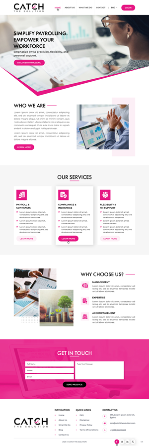 Web-Design von pb für Catch Your Breath Sàrl | Design: #36112795