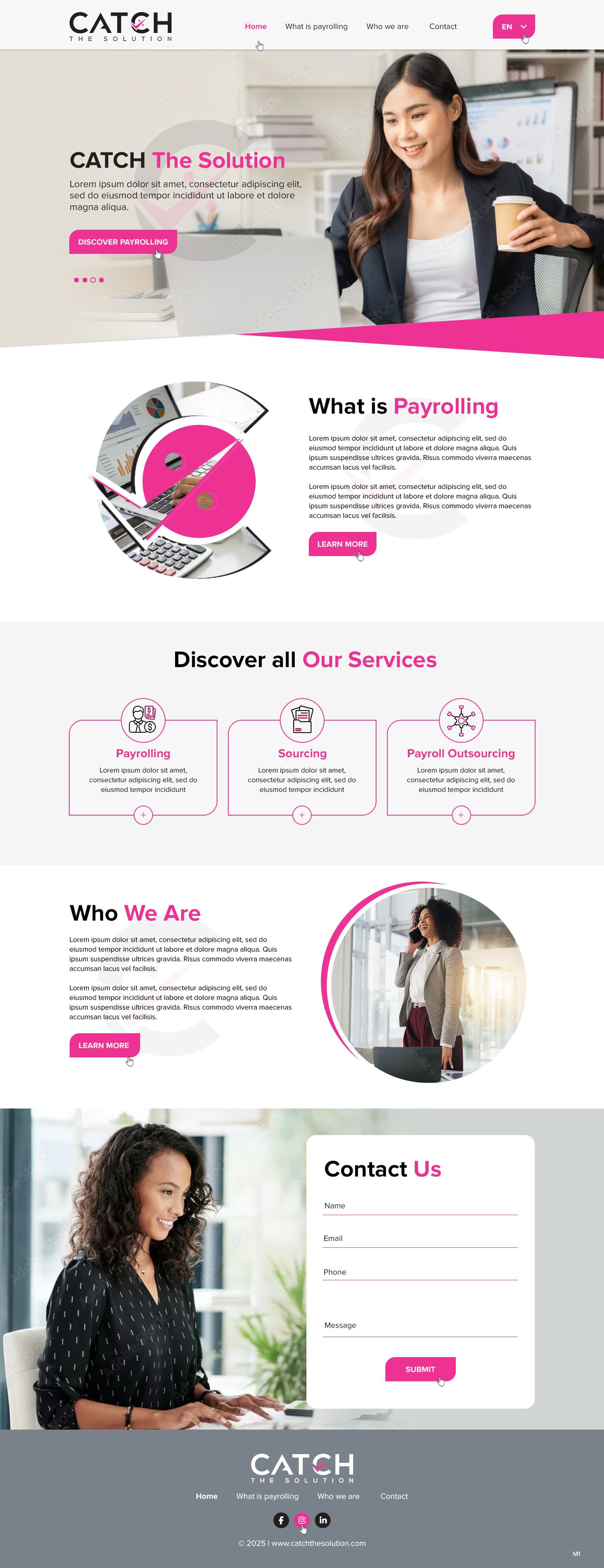 Web-Design von pb für Catch Your Breath Sàrl | Design #36112799