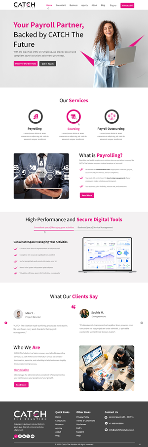Web-Design von pb für Catch Your Breath Sàrl | Design: #36112800