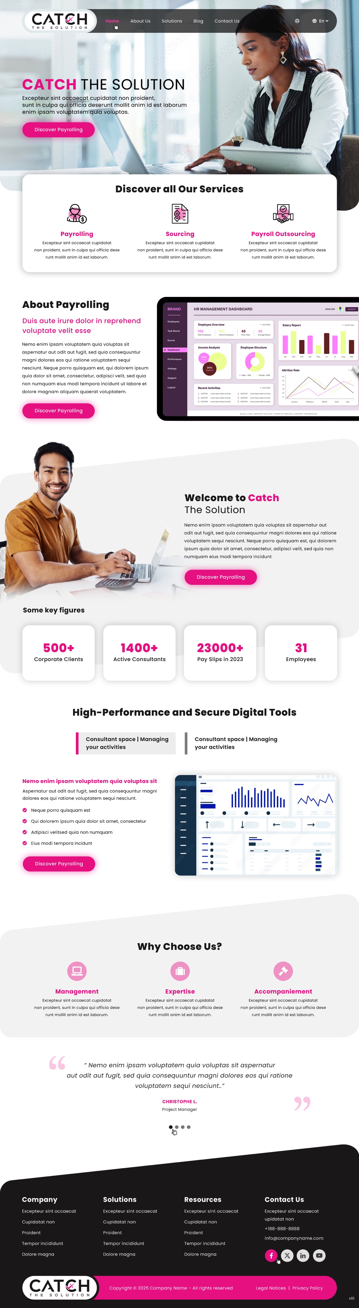 Web-Design von pb für Catch Your Breath Sàrl | Design #36112802