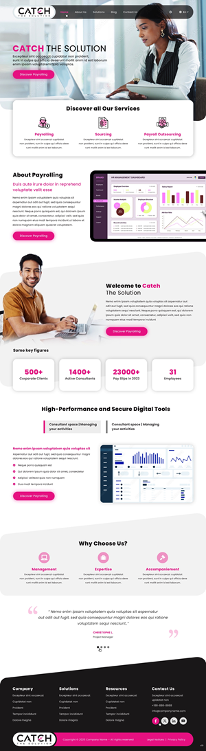 Web-Design von pb für Catch Your Breath Sàrl | Design: #36112802