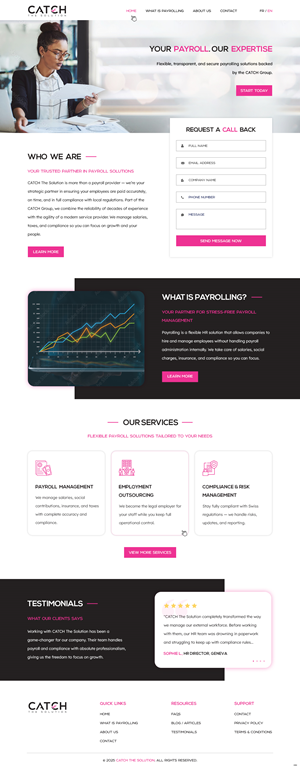 Web-Design von pb für Catch Your Breath Sàrl | Design: #36118537