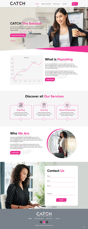 Web-Design von pb für Catch Your Breath Sàrl | Design: #36118539