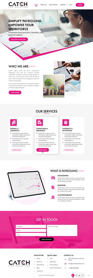 Web-Design von pb für Catch Your Breath Sàrl | Design: #36118542