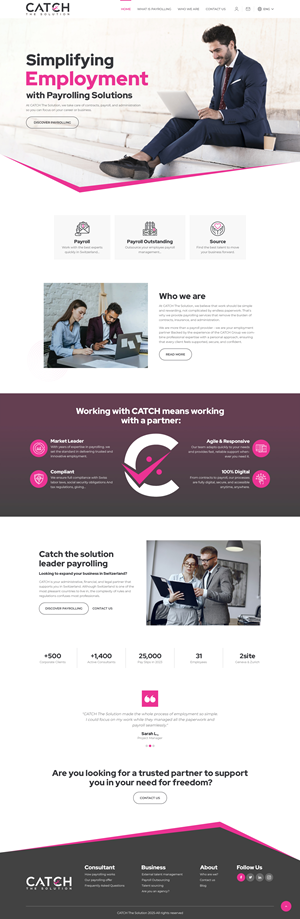 Web-Design von nzdesigners für Catch Your Breath Sàrl | Design: #36116121