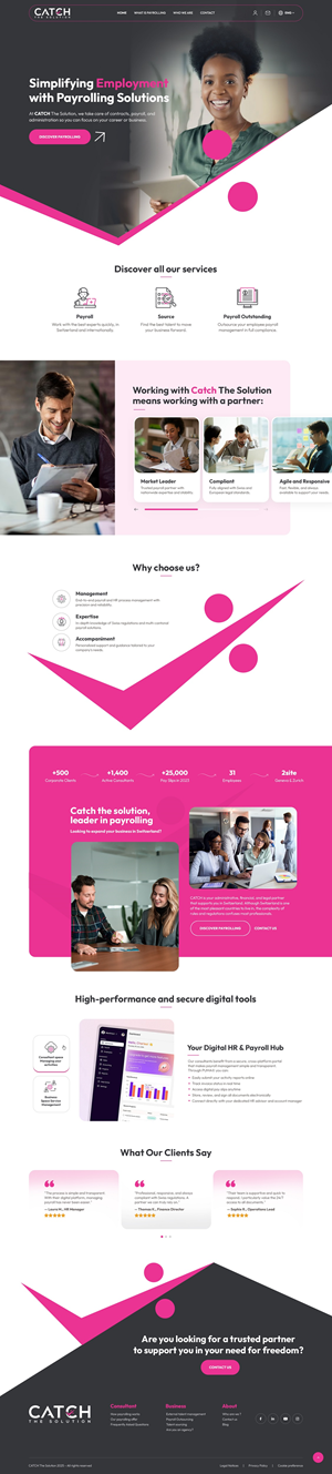 Web-Design von nzdesigners für Catch Your Breath Sàrl | Design: #36116122