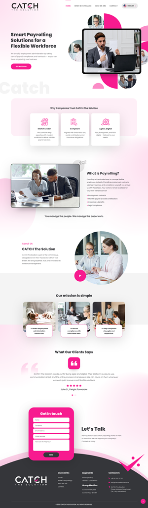 Web-Design von nzdesigners für Catch Your Breath Sàrl | Design #36174417