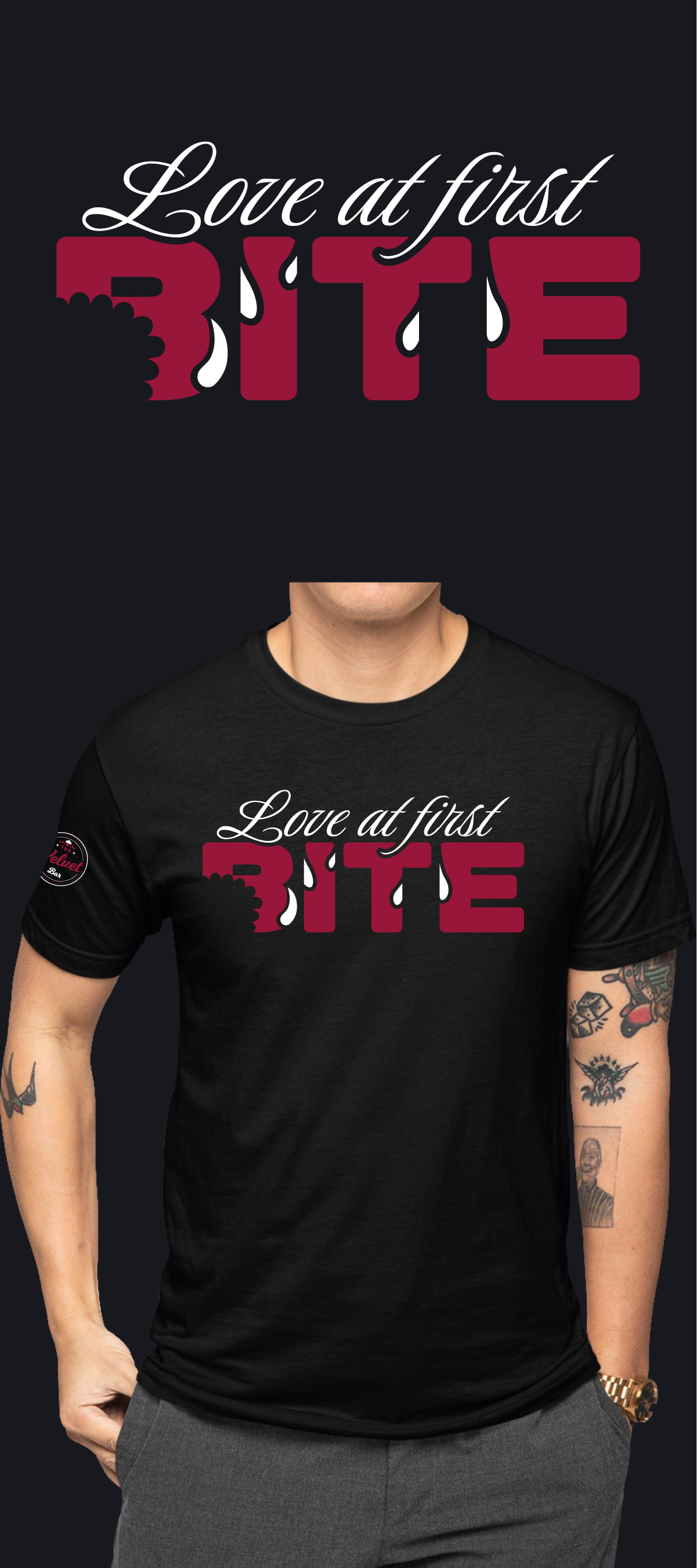 Diseño de Camiseta por mounir.co para The Velvet Bar | Diseño #36224354