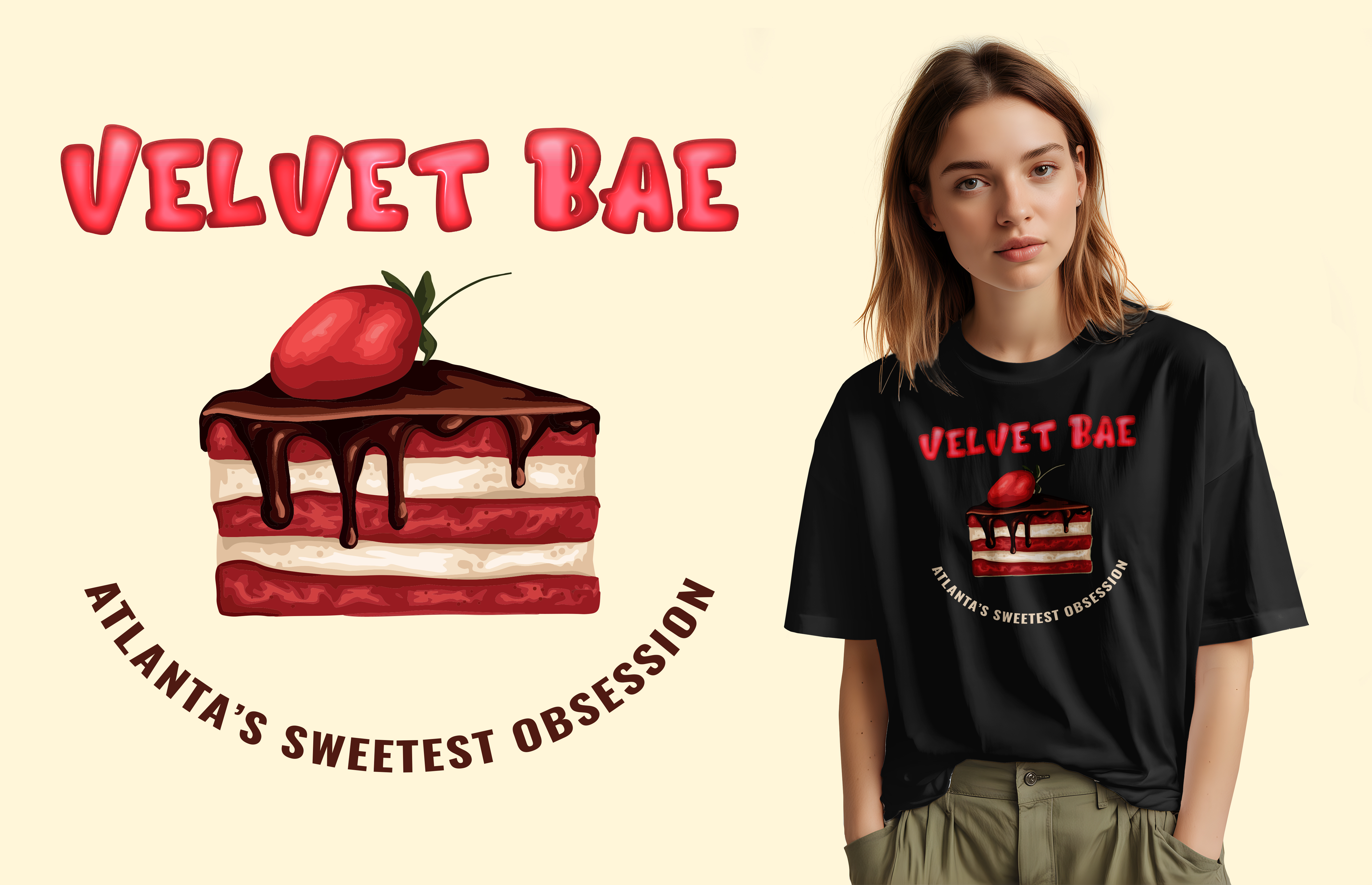T-shirt Design by Jibon Chowdhury for The Velvet Bar | Design #36138540