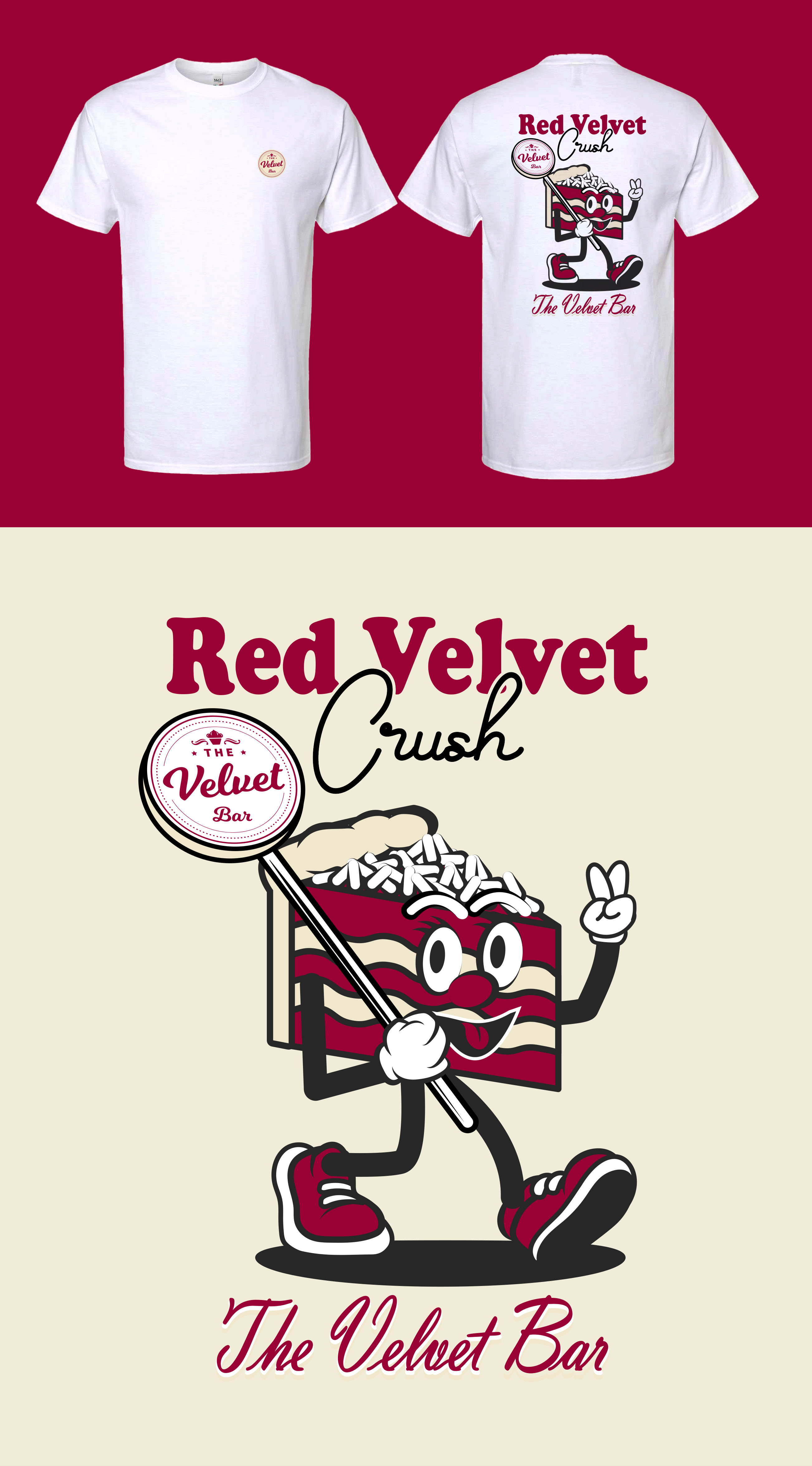 T-shirt Design by KickArt for The Velvet Bar | Design #36182249