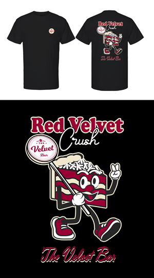 T-shirt Design by KickArt for The Velvet Bar | Design: #36182250