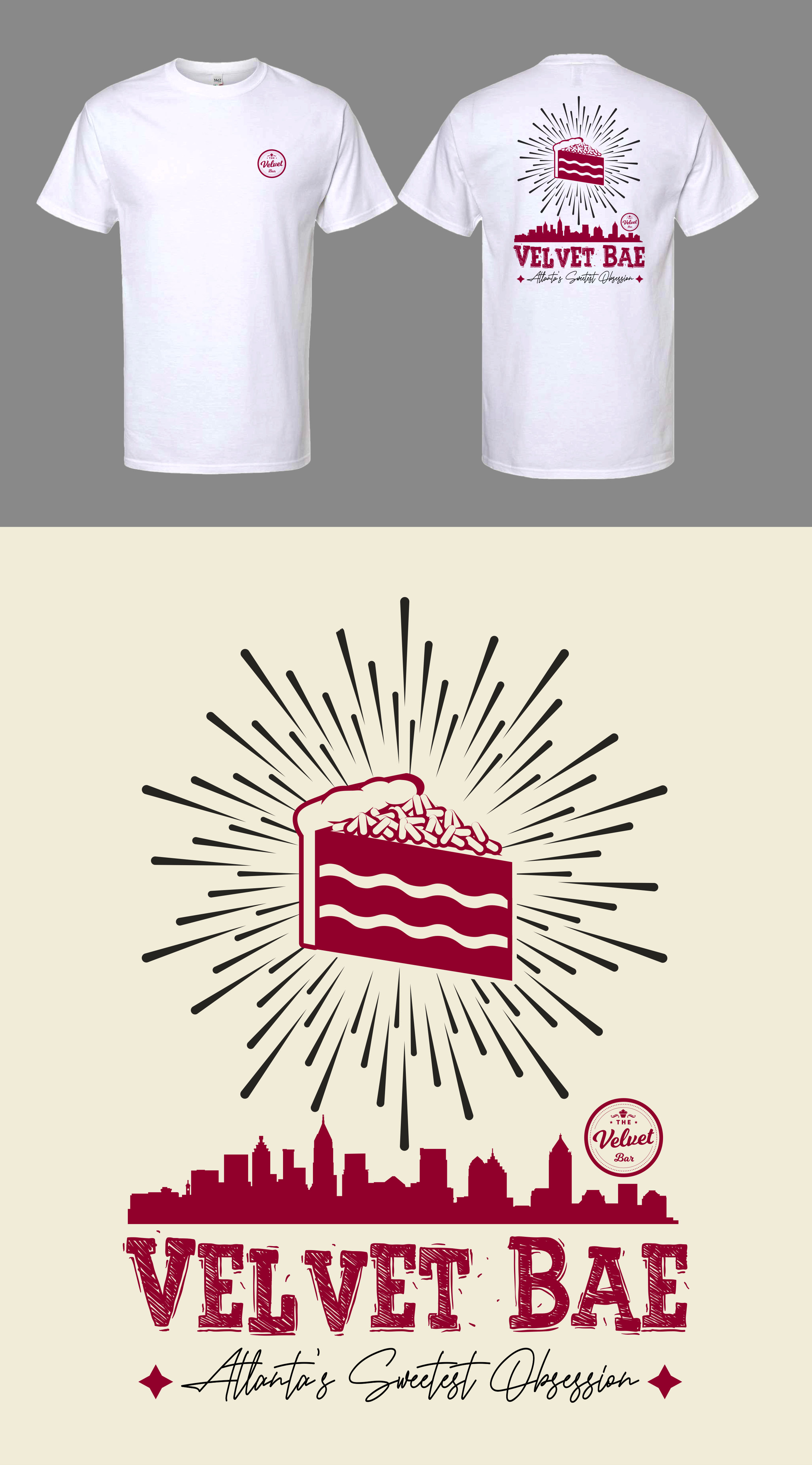 T-shirt Design by KickArt for The Velvet Bar | Design #36182437