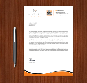Letterhead Design by Expert Bappy for this project | Design: #36099291
