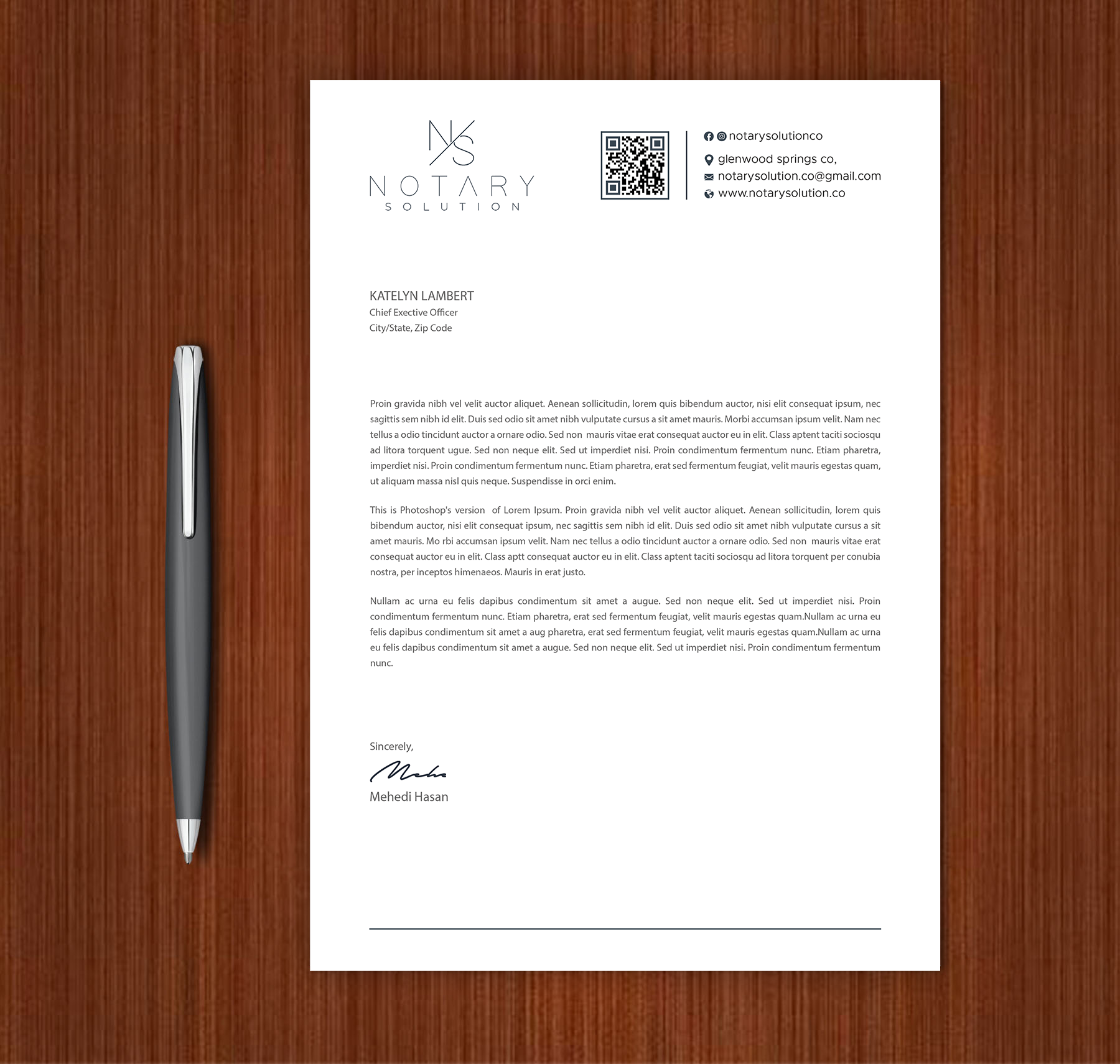 Briefkopf-Design von Expert Bappy für dieses Projekt | Design #36099421