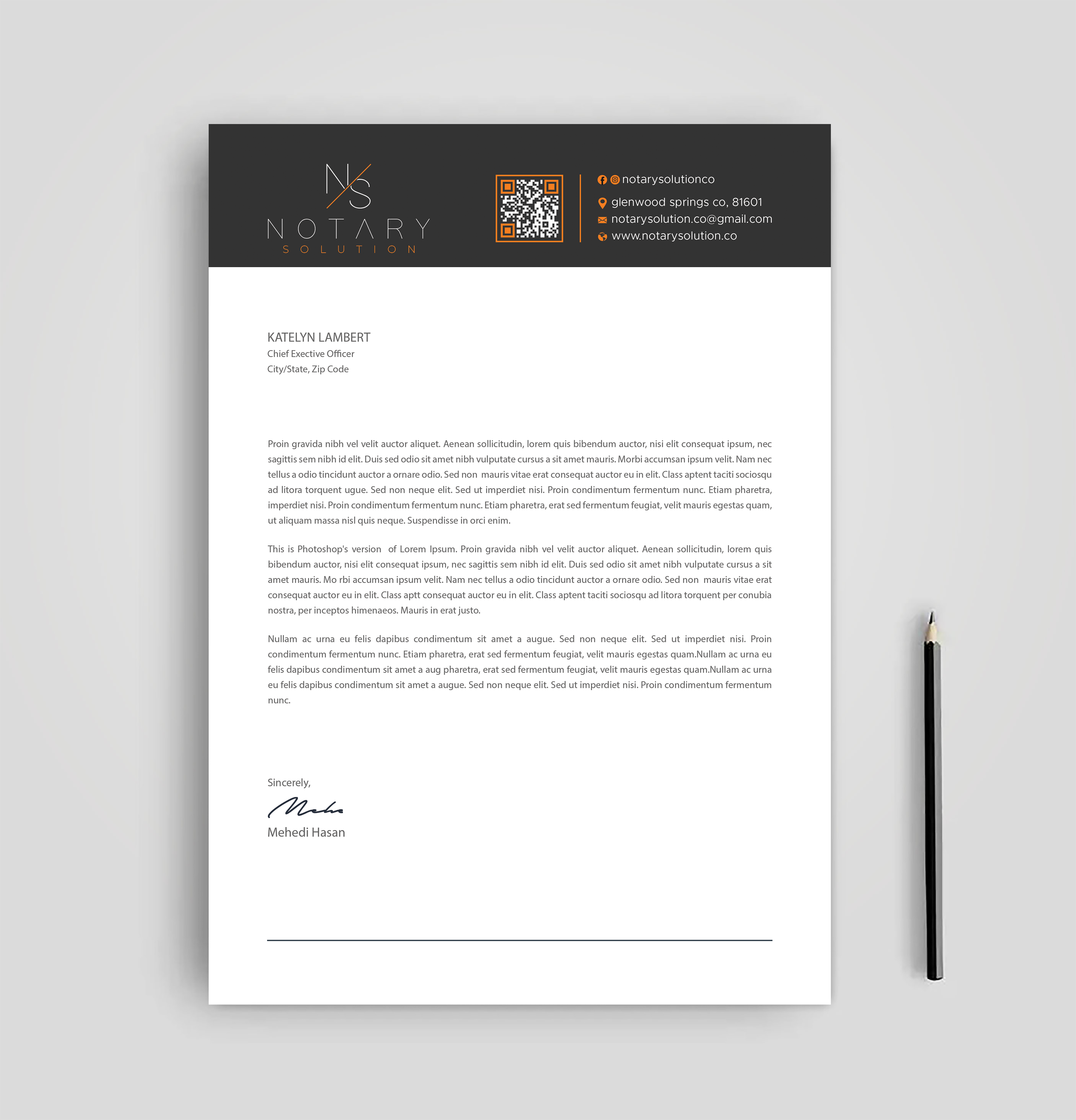 Briefkopf-Design von Expert Bappy für dieses Projekt | Design #36099611