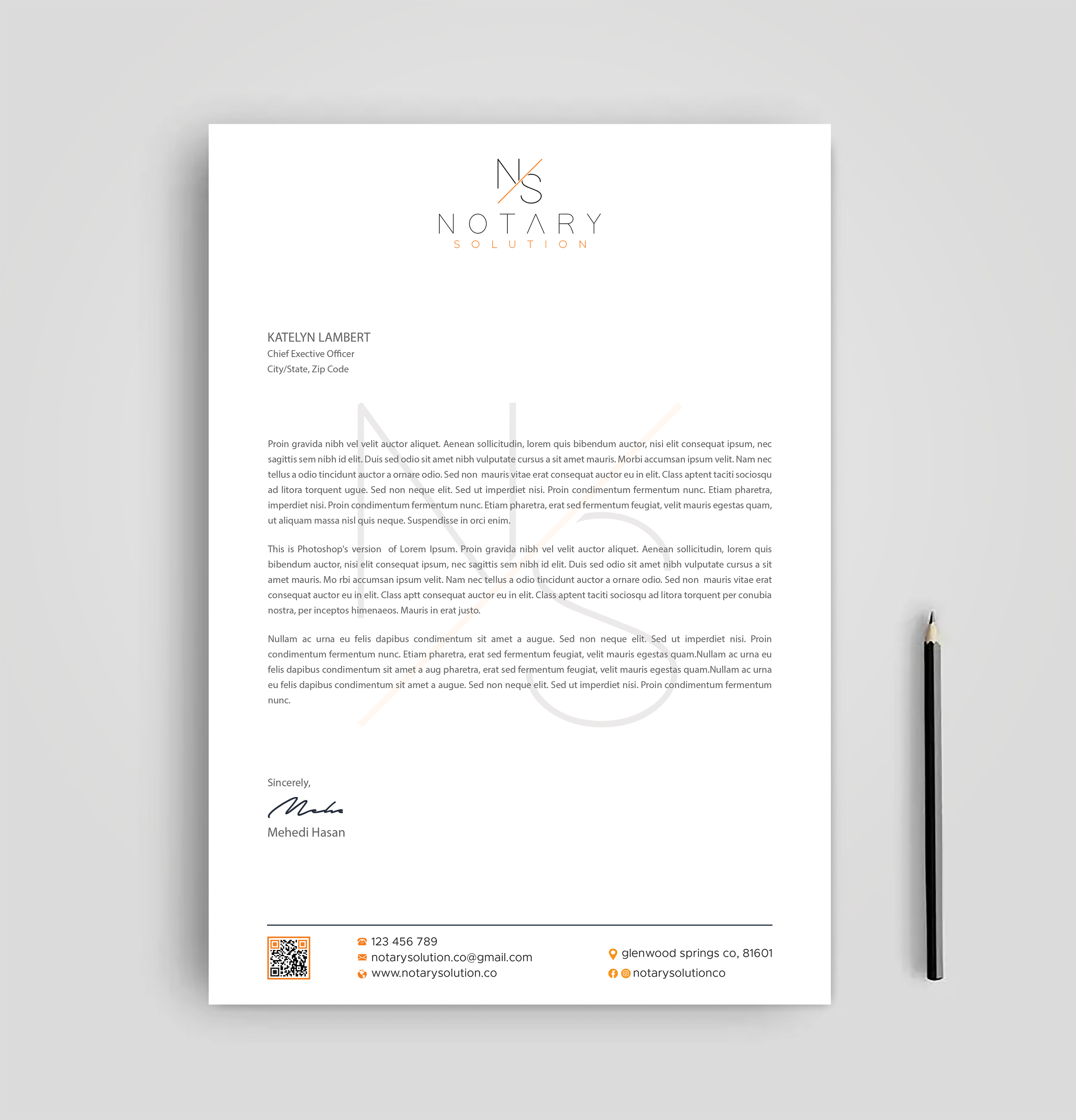 Briefkopf-Design von Expert Bappy für dieses Projekt | Design #36099668