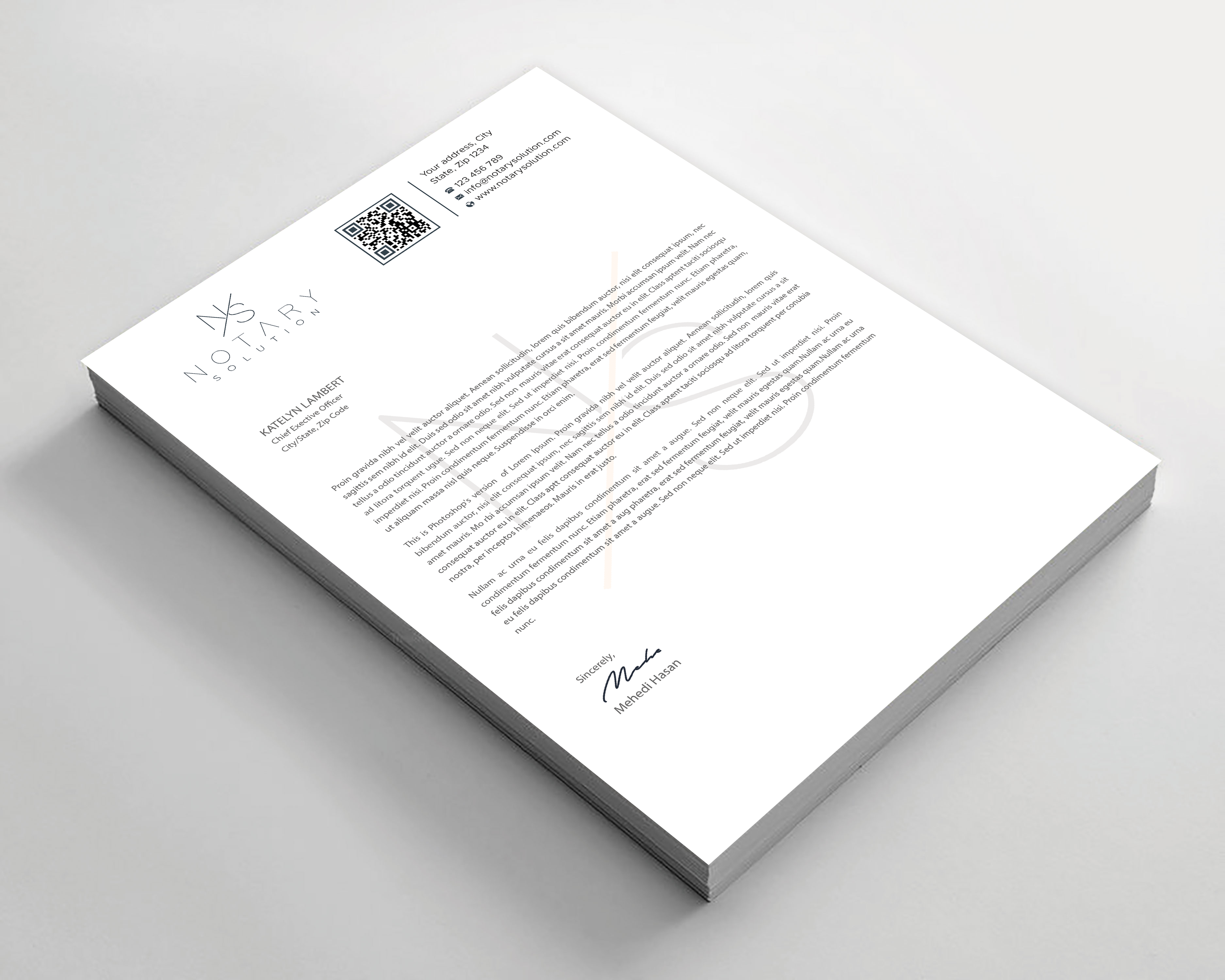 Diseño de Membrete por Expert Bappy para este proyecto | Diseño #36100602