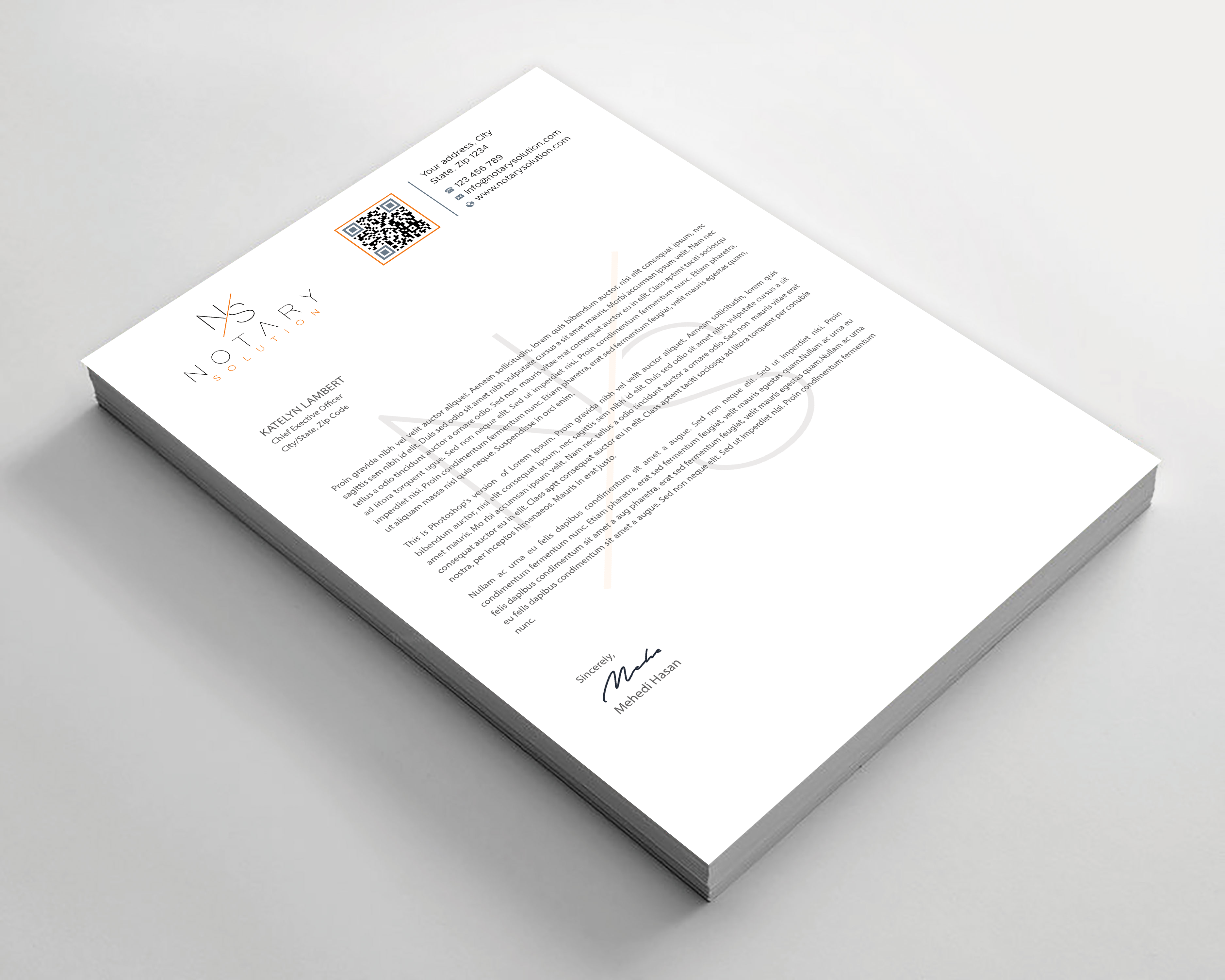 Diseño de Membrete por Expert Bappy para este proyecto | Diseño #36100605